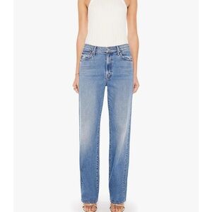 MOTHER Blue Straight Leg Jeans Classic Style